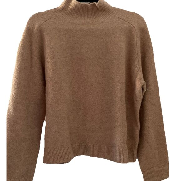 $395 VINCE Alpaca Wool Blend Crewneck Sweater Long Sleeve Size Large - Picture 4 of 7
